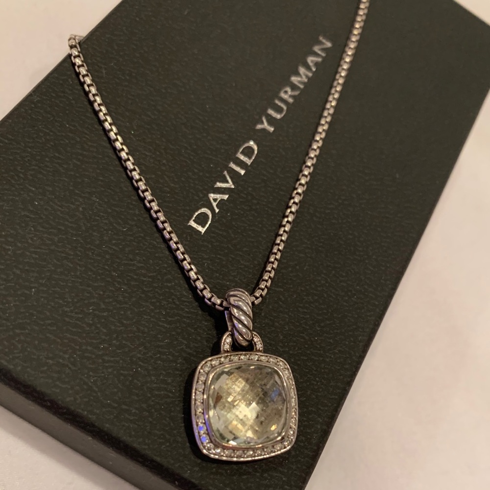 David Yurman Prasiolite Albion Pendant